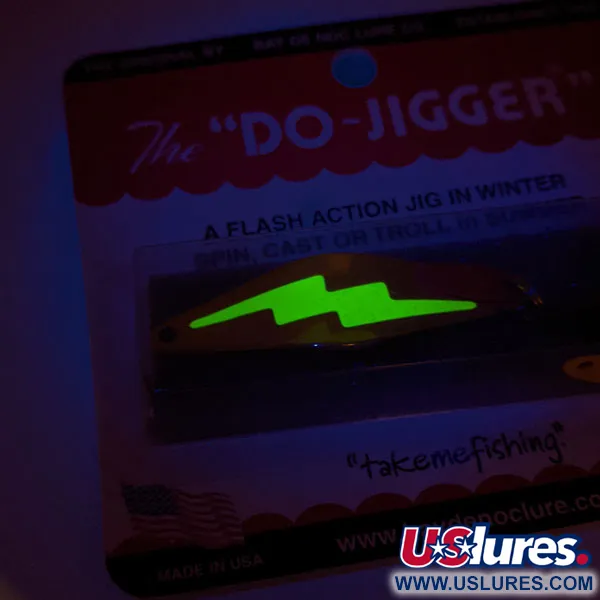 Bay de Noc Do-Jigger #3, 9g, nikl/žlutá UV, plandavka #20264