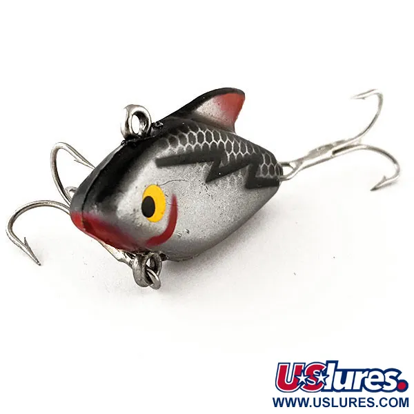 Kmart Kresge #41 Plandavka, Stříbrná/Červená/Černá, 5g, Potápivá, #12456