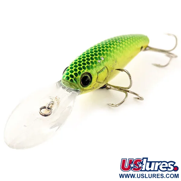 Cotton Cordell Deep Minnow UV Vobler, Chartreuse, 7g, UV, #12459