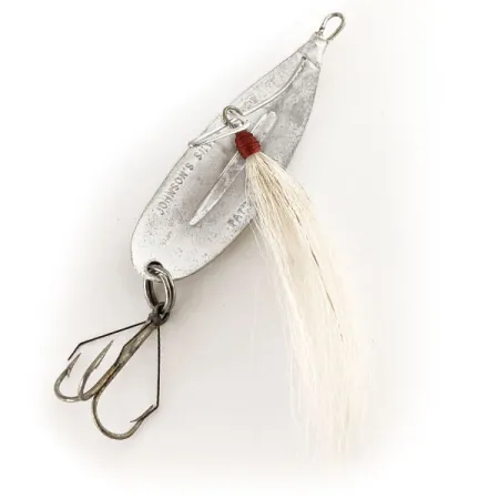 Johnson Silver Minnow Triple Hook Plandavka, Stříbrná, 7g, Bucktail, #12489