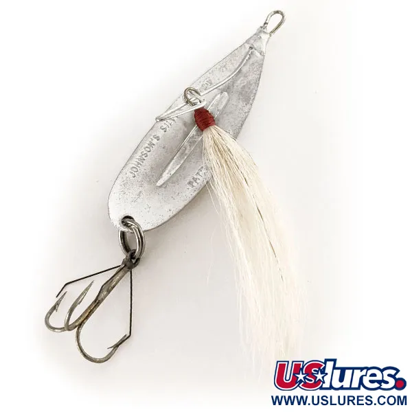 Johnson Silver Minnow Triple Hook Plandavka, Stříbrná, 7g, Bucktail, #12489