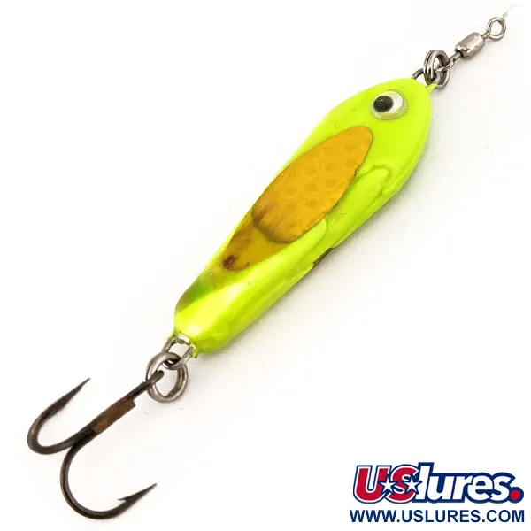 Bubba-Baits Zig Zag Spoon Plandavka, Chartreuse, 25g, UV, #12572