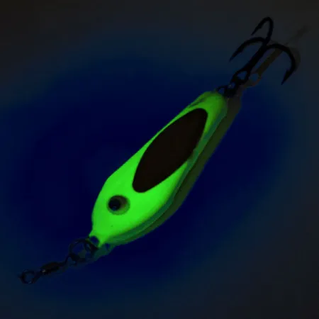 Bubba-Baits Zig Zag Spoon Plandavka, Chartreuse, 25g, UV, #12572