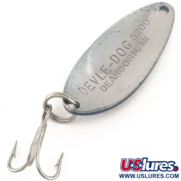 Dardevle Devle Dog 5200 Plandavka, Nikl / Modrá, 7g, Vintage, #12652