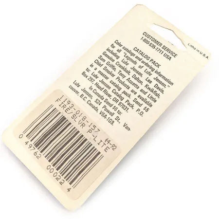 Luhr Jensen Hus-lure Plandavka, Oranžová / Nikl, 4g, Ultra-Light, #12673