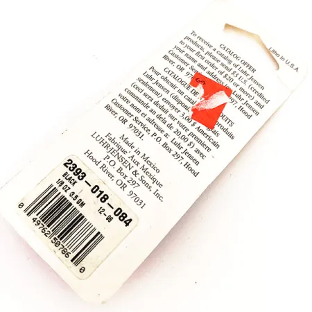 Luhr Jensen Hot Tail Třpytka, Černá, 3.5g, Instant-Spin, #12676