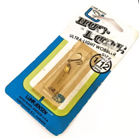 Luhr Jensen Hus-lure Plandavka, Red / Nickel / Gold, 2g, Ultra-Light, #12681