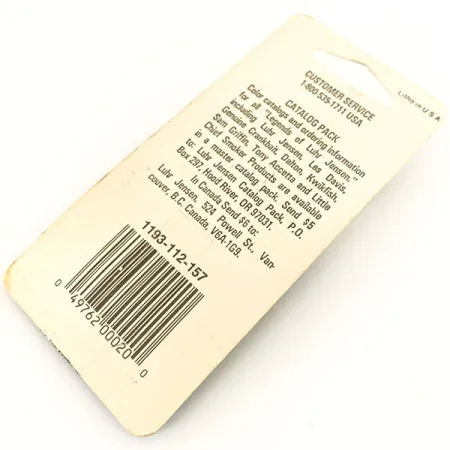 Luhr Jensen Hus-lure Plandavka, Red / Nickel / Gold, 2g, Ultra-Light, #12681