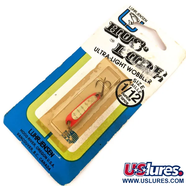 Luhr Jensen Hus-lure Plandavka, Red / Nickel / Gold, 2g, Ultra-Light, #12681