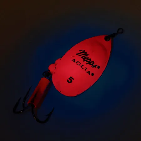 Mepps Aglia 5 Třpytka, Hot Pink UV, 14g, UV aktivní, #12695