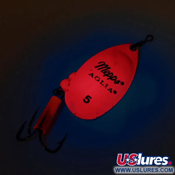 Mepps Aglia 5 Třpytka, Hot Pink UV, 14g, UV aktivní, #12695