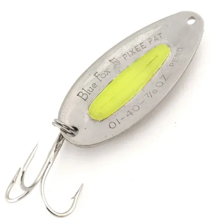 Blue Fox Pixee UV Plandavka, Tepaný nikl/Žlutá, 24g, UV vložka, #12701