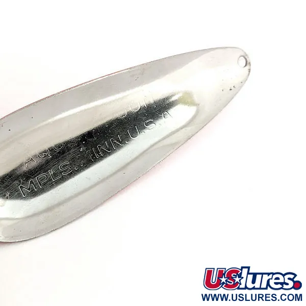 Nebco Aqua Spoon UV Plandavka, Nikl / Růžová, 21g, UV-aktivní, #12777