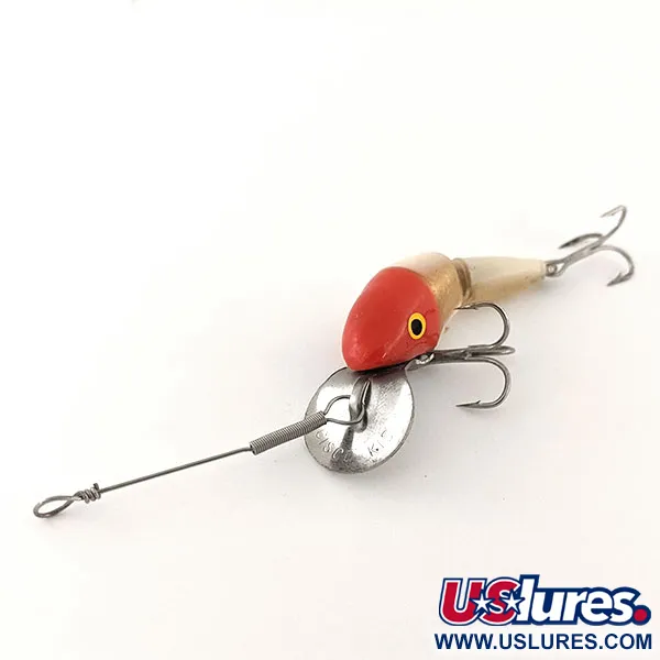 Suick Cisco Kid Jointed Wobler, Bílá/Červená/Zlatá, 5.5g, Kovová Lopata, #12874