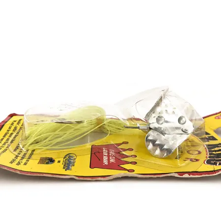 Strike King Buzzbait Buzz King, Nikl/Chartreuse, 5,3g, 3-listá vrtule, #12891