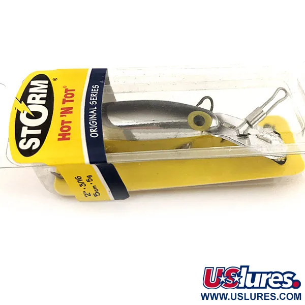 Storm Original Hot'N Tot Wobler, Černá / Stříbrná, 6,5g, Kovová lopatka, #12897