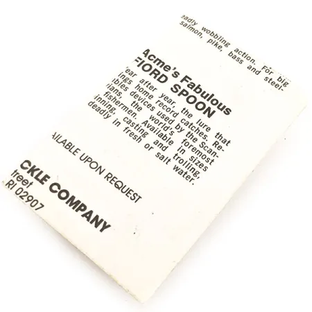 Acme Phoebe Plandavka, Stříbro, 4g, Kolébavý pohyb, #12903