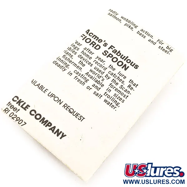 Acme Phoebe Plandavka, Stříbro, 4g, Kolébavý pohyb, #12903