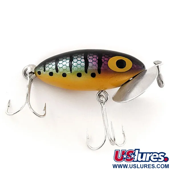 Fred Arbogast Jitterbug, Rainbow Perch, 7g, Hladinová nástraha, #12930