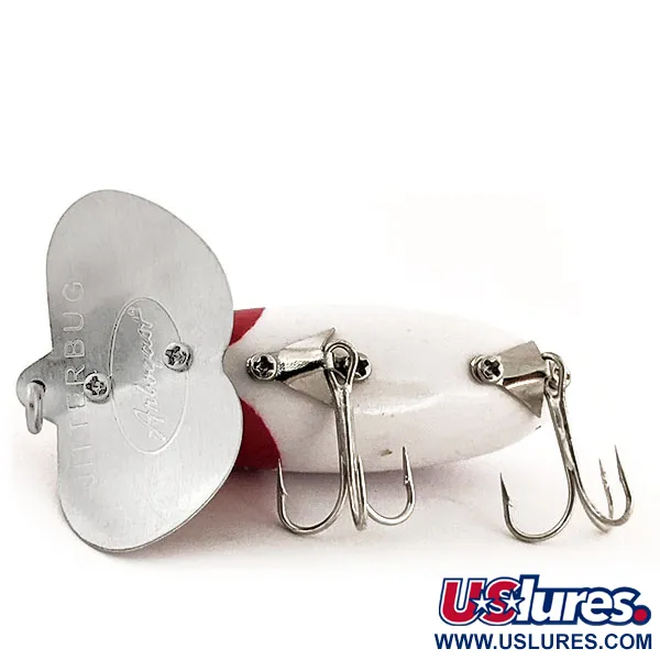 Fred Arbogast Jitterbug Hladinová Nástraha, Červená/Bílá, 10g, Kov, #12931