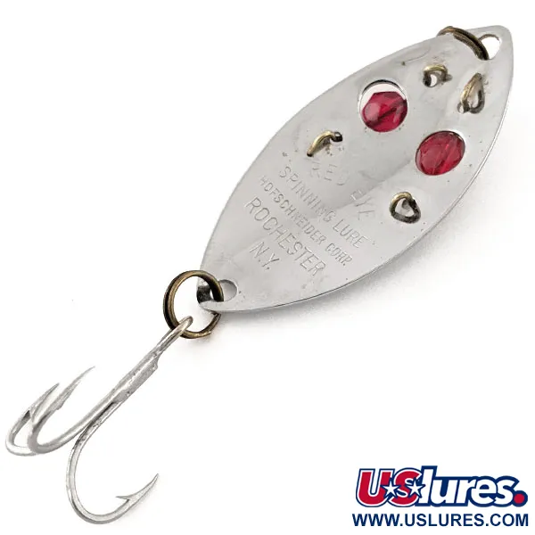 Hofschneider Red Eye junior Třpytka, Nikl, 11g, červené korálky, #12952