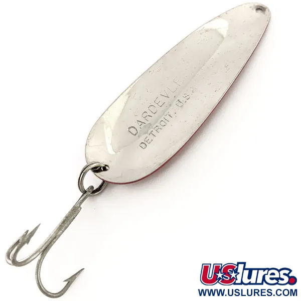 Eppinger Dardevle Plandavka, Červená / Bílá / Nikl, 28g, #12981