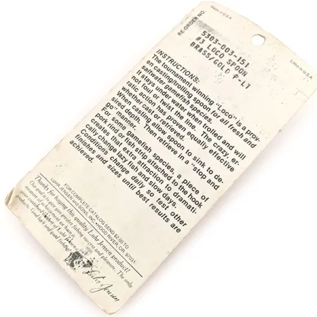 Luhr Jensen Loco 3 Plandavka, Zlatá, 17g, Tepaná, #13000