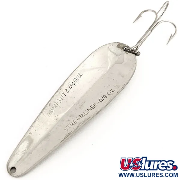 Wright & McGill Streamliner Plandavka, Nikl/Šedá, 18g, Retro, #13030