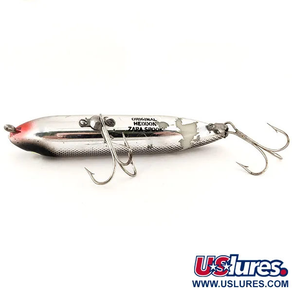 Heddon Zara Spook Hladinová Nástraha, Stříbrná, 17g, Vintage, #13037