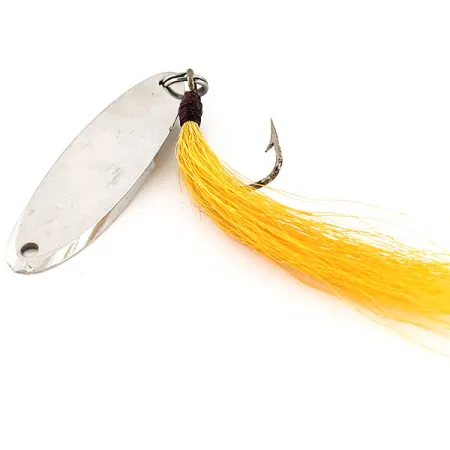 Třpytka Acme Kastmaster, Nikl, 21g, Žlutý Bucktail, #13039