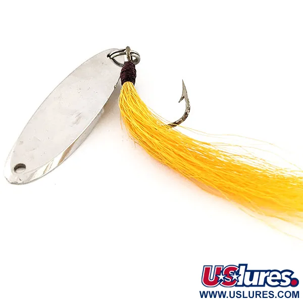 Třpytka Acme Kastmaster, Nikl, 21g, Žlutý Bucktail, #13039