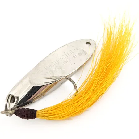 Třpytka Acme Kastmaster, Nikl, 21g, Žlutý Bucktail, #13039