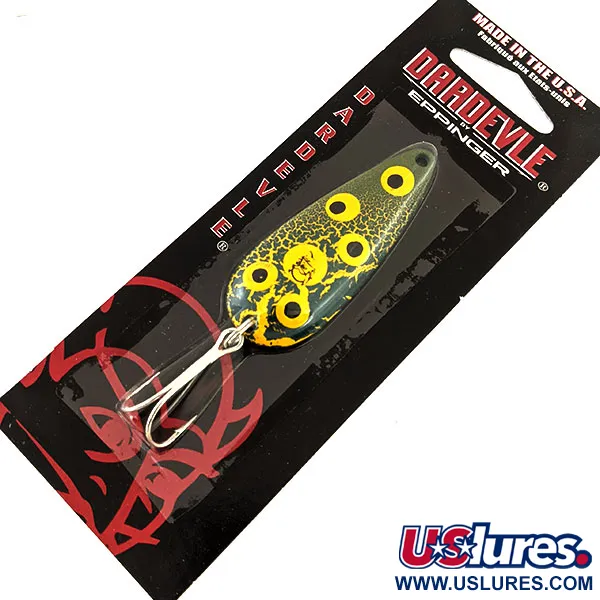 Eppinger Dardevle Imp Plandavka, Frog, 11g, Nickel Back, #24484