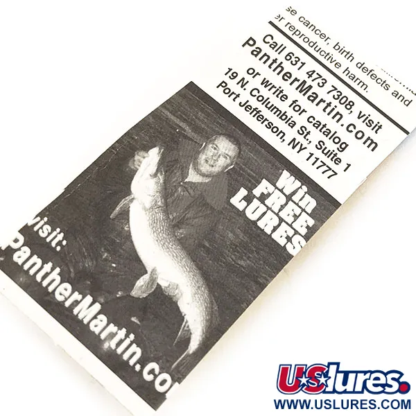 Panther Martin 2 Třpytka, Stříbrná, 2,5g, Žluto-Červené Body, #13062