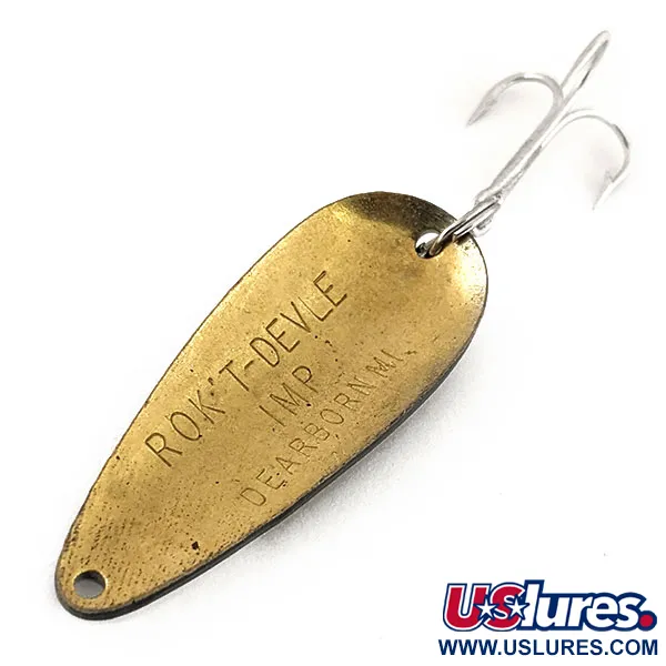 Dardevle Rok't Imp Plandavka, Černo/Bílo/Mosaz, 21g, Mosaz, #13066