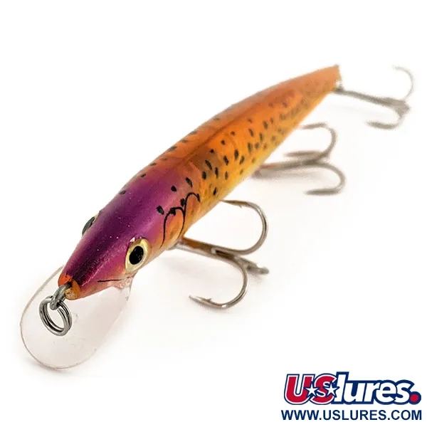 Rapala Husky Jerk HJ 14 Wobler, Oranžová/Fialová, 18g, Vznášivý, #13074