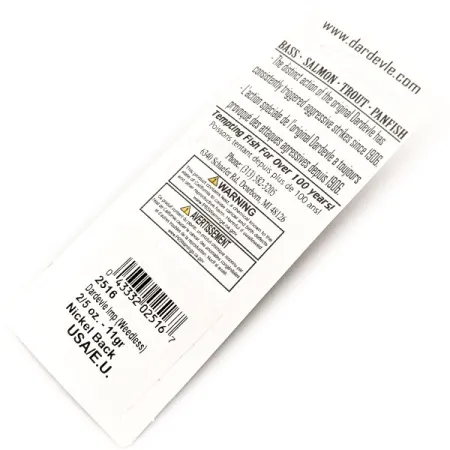 Eppinger Weedless Dardevle Imp Plandavka, Červená/Bílá, 11g, #13087