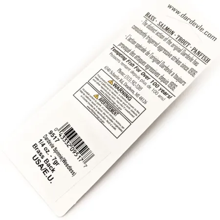 Eppinger Dardevle Spinnie Weedless, 7g, Five of Diamonds, plandavka #20297