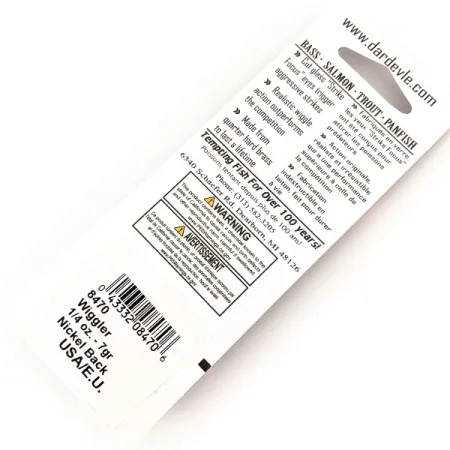 Eppinger Red Eye Wiggler UV Třpytka, Electric Lime/Nickel, 7g, #13097