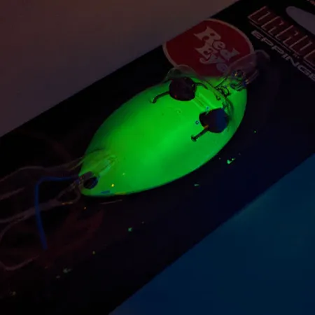 Eppinger Red Eye Wiggler UV Třpytka, Electric Lime/Nickel, 7g, #13097