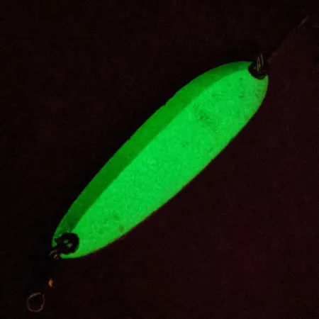 Luhr Jensen Krocodile Die #3 Glow Plandavka, Bílá/Zelená, 14g, #13110