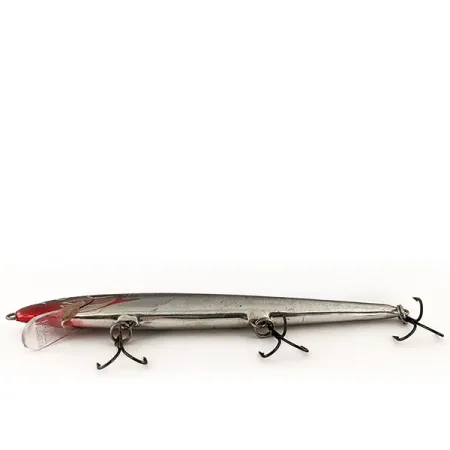 Rapala Husky Floating 13 Wobler, Chrome Red Head, 9g, Balsa, #13120