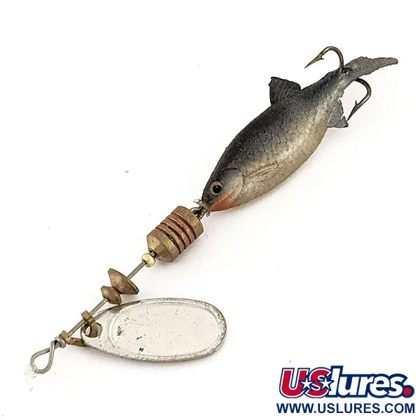 Mepps Comet Mino 1 Třpytka, Stříbrná, 4.6g, Gumová Rybička, #13127