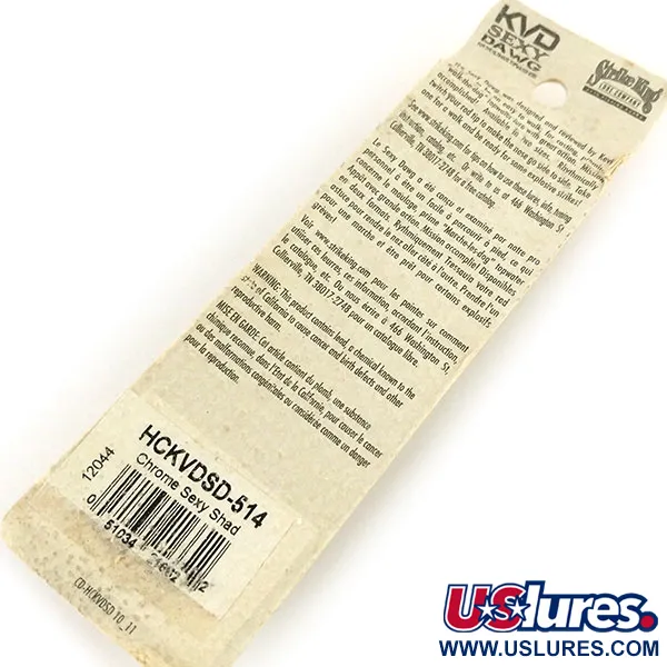 Strike King KVD Sexy Dawg Walker, Sexy Shad, 21g, Chrastítko, #13185