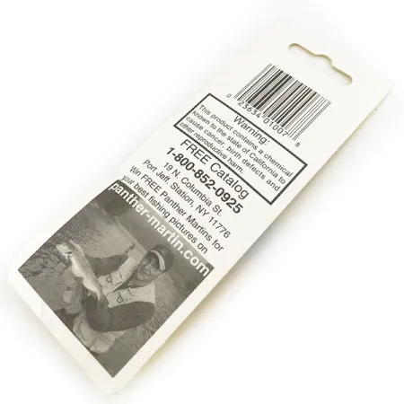 Panther Martin 2 Třpytka, Žlutá, 2,5g, List na ose, #13192