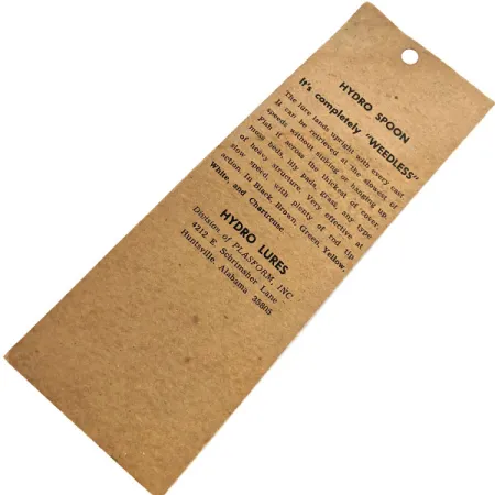 Hydro Lures Weedless Hydro Spoon, 11g, hnědá / zelená / žlutá, plandavka #13571