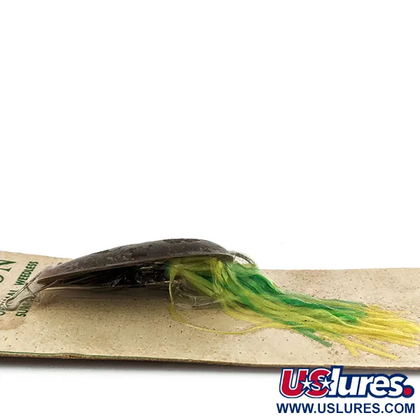 Hydro Lures Weedless Hydro Spoon, 11g, hnědá / zelená / žlutá, plandavka #13571