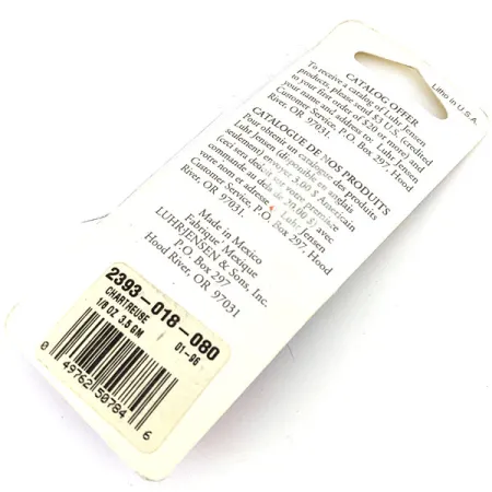 Luhr Jensen Hot Tail, 3,5g žlutá/nikl, rotační třpytka #13622