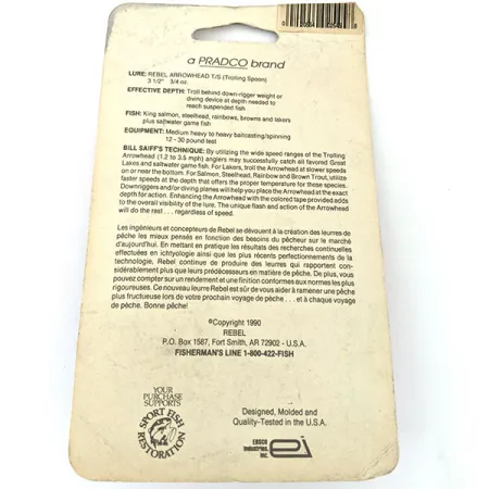Rebel Arrowhead Trollingová plandavka, Černá, 17 g, #24482
