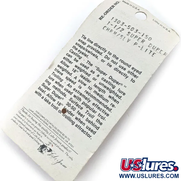 Luhr Jensen Super-Duper 503, 4,3g, plandavka #14855